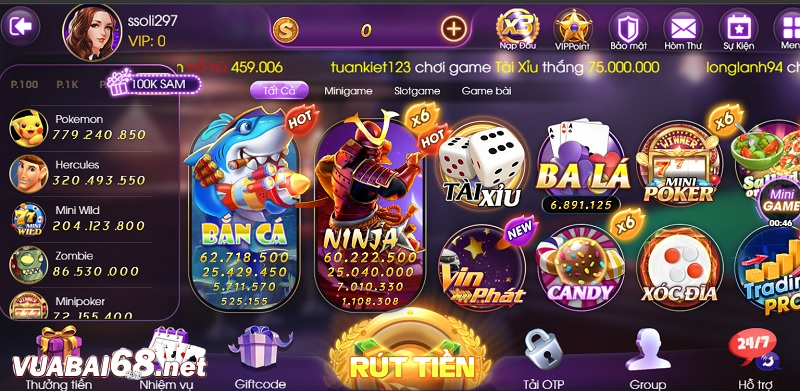 Giao diện cổng game bài ghi được dấu ấn sâu đậm trong lòng người chơi 