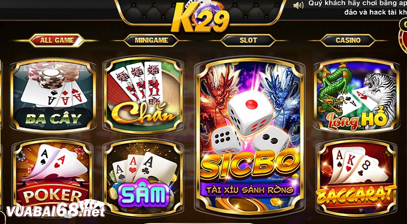 Kho game cá cược đỉnh của chóp đang chờ người chơi trải nghiệm