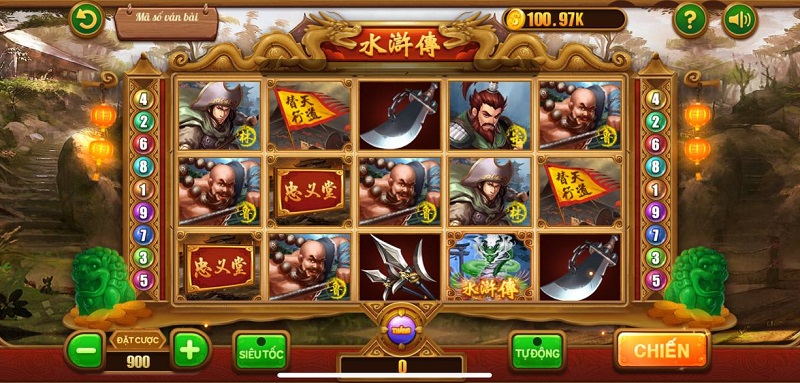 Tựa game slot Thủy Hử đem lại nhiều pha nổ hũ bất ngờ