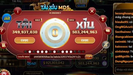 Điều gì làm nên hấp dẫn của trò chơi Tài xỉu Md5 tại cổng game Hit Club